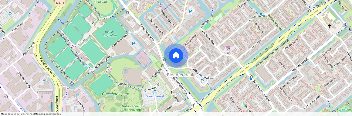 Windrooskwartier en Heesterbuurt, 2803 VE, Bosranklaan, Gouda