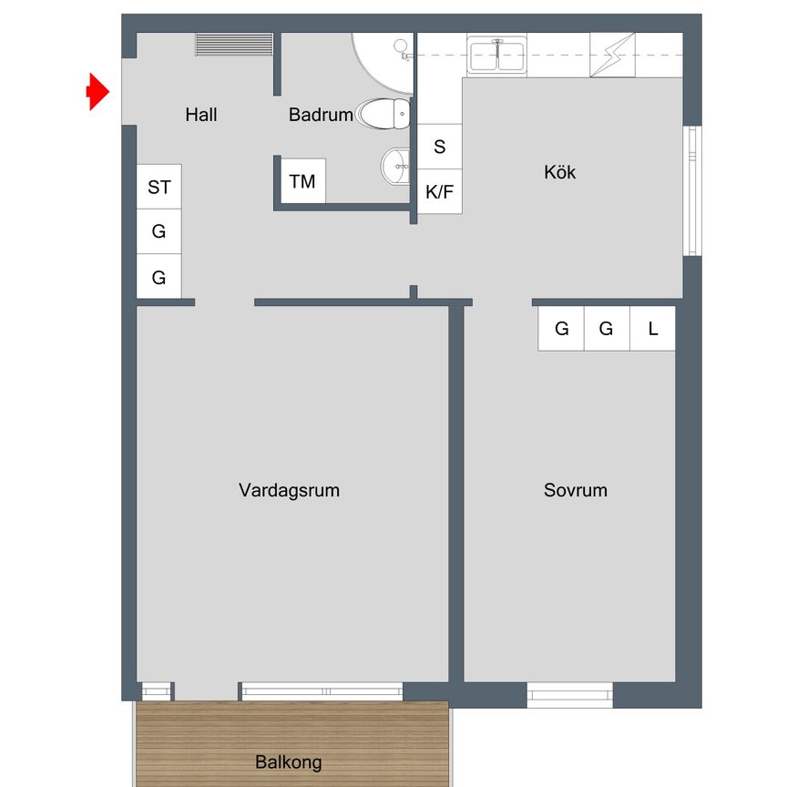 Nygårdsvägen, Gävle - Foto 2