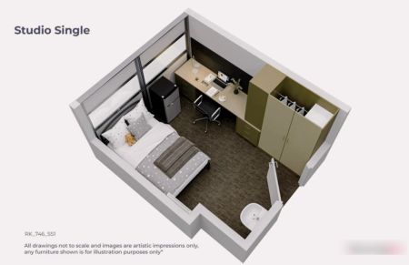 Studio Single - Photo 2