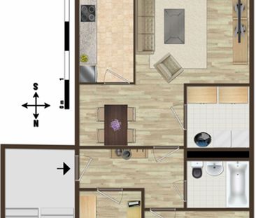 Alles wird neu - tolle 3-Raumwohnung in grüner Lage - Photo 6