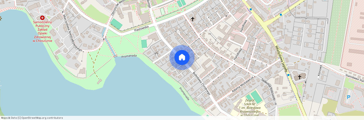 ul. Bolesława Chrobrego, Choszczno, Choszczno, choszczeński, zachodniopomorskie