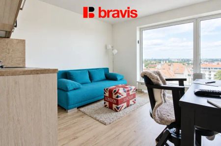 Pronájem bytu 1+kk, Brno - Královo Pole, ul. Slovinská, zahrada ve vnitrobloku - Photo 5