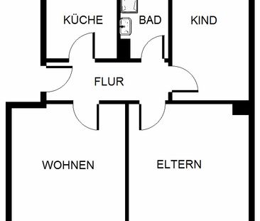 Demnächst frei! 3-Zimmer-Wohnung in Gelsenkirchen Hassel - Photo 4