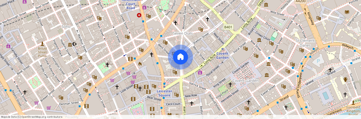 St Martin's Lane, Covent Garden, WC2N