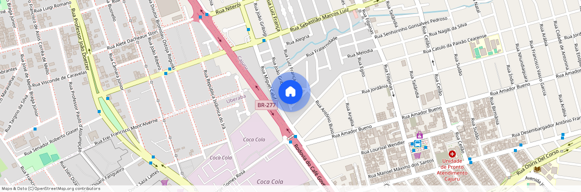 Rua João Gribogi, 625 - SB 02, Cajuru - Curitiba - PR, Locação