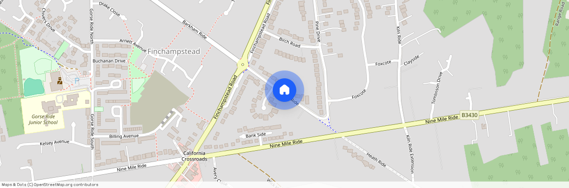 Windsor Ride, Finchampstead, Wokingham, RG40