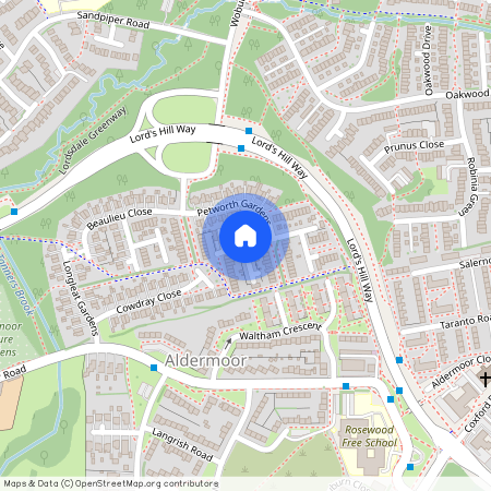 Petworth Gardens, Southampton, Hampshire, SO16