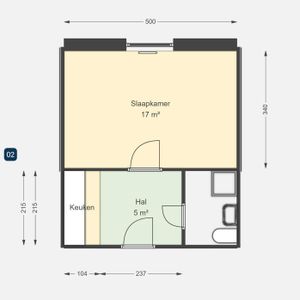 Studio au Rivierstraat 65, Rotterdam - À Louer - Foto 3