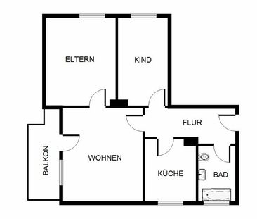 Schöner Wohnen: günstige 3,5-Zimmer-Wohnung - Photo 4