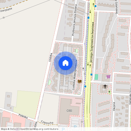 ul. Wawrzynowicza, Tysiąclecie, Częstochowa, śląskie