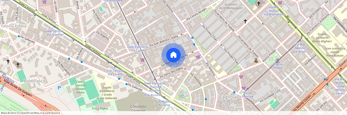 Via Marcantonio dal Re, Milano