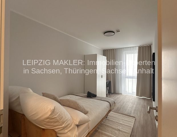 Schönes Zimmer in einem modernen 5-Raum Apartment mit allem inklusive im Zentrum von Leipzig - Photo 1