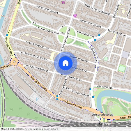 Kleverpark-zuid, 2023 XC, Wouwermanstraat, Haarlem