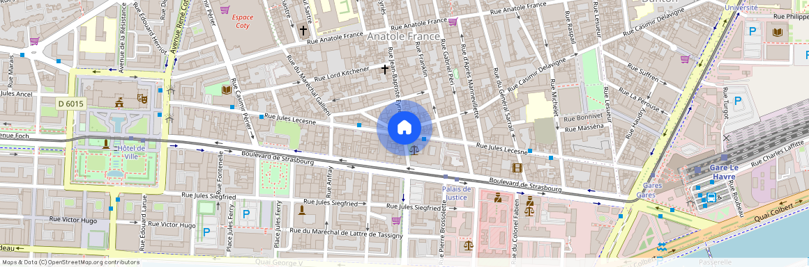 Quartier Palais de justice, rue Jules Lecesne, 76600, Le Havre