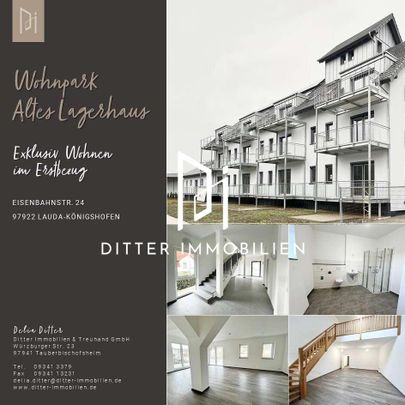 Exklusiv wohnen in Königshofen! 3-Zimmer-Wohnung im 1.OG mit Balkon - Photo 1