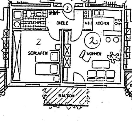 Tolle 2-Raum Wohnung in Gerichshain bei Machern! - Foto 4