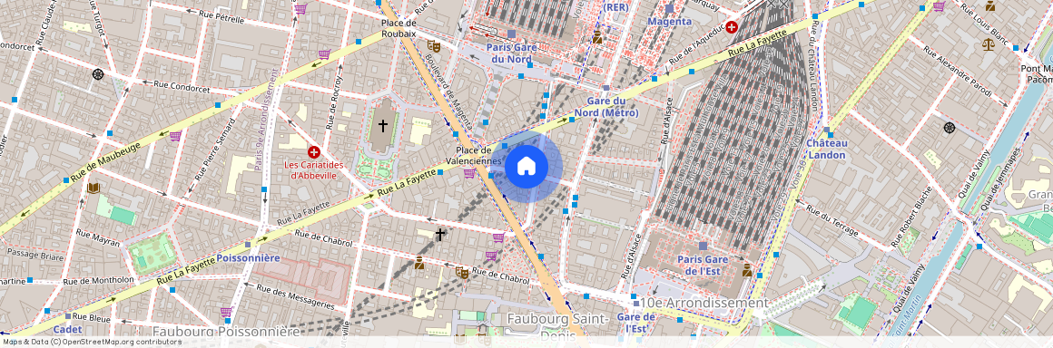 Rue de Valenciennes, Francja, Paris