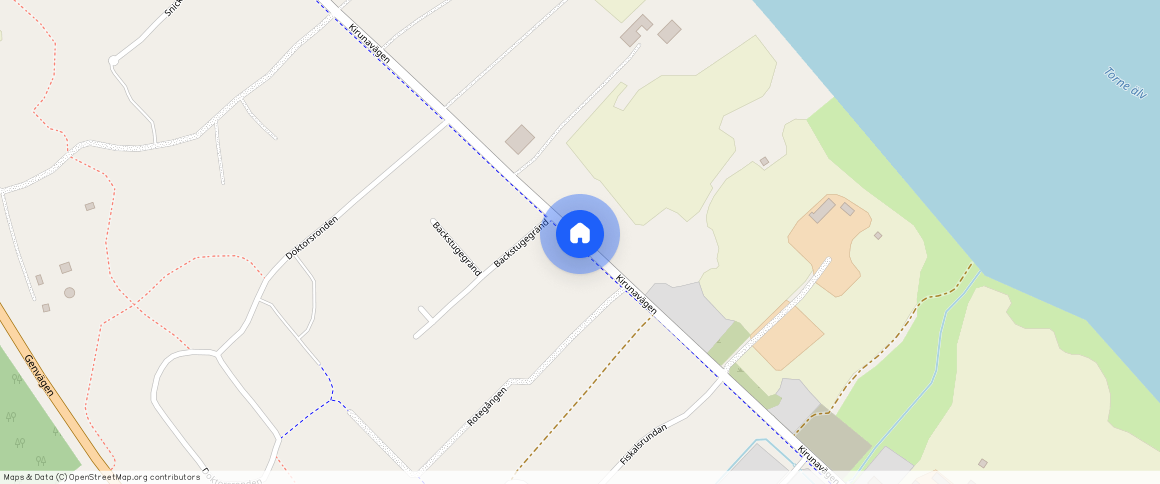 Kirunavägen, Pajala