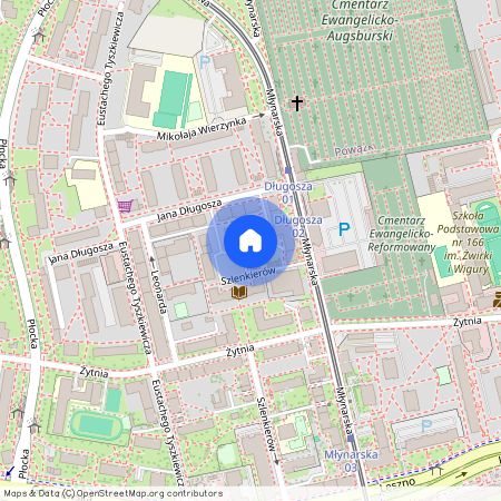 ul. Szlenkierów, Młynów, Wola, Warszawa, mazowieckie