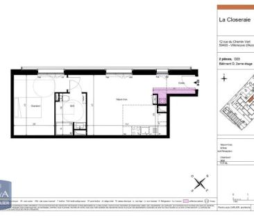 Appartement à louer 2 pièces 44.32m² - Photo 1