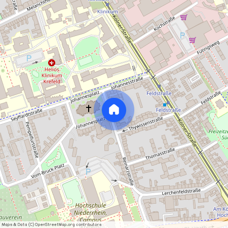 Johannesplatz 16, 47805 Nordrhein-Westfalen - Krefeld