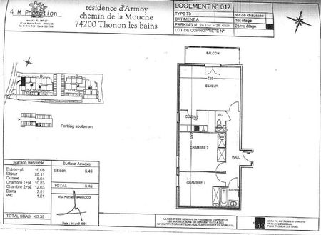 Location Appartement 3 pièces 63m² THONON LES BAINS 74200 - Photo 5