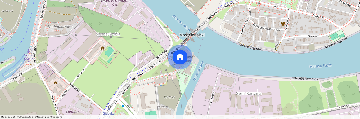 ul. Siennicka, Śródmieście, Gdańsk, pomorskie