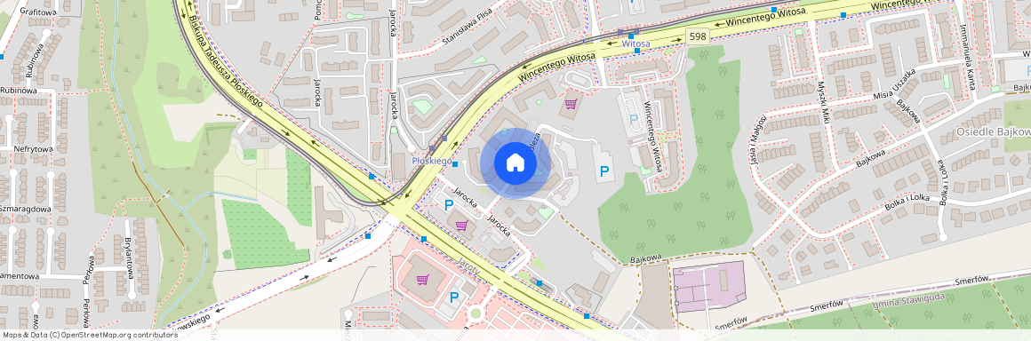 ul. Juliana Dadleza, Jaroty, Olsztyn, warmińsko-mazurskie