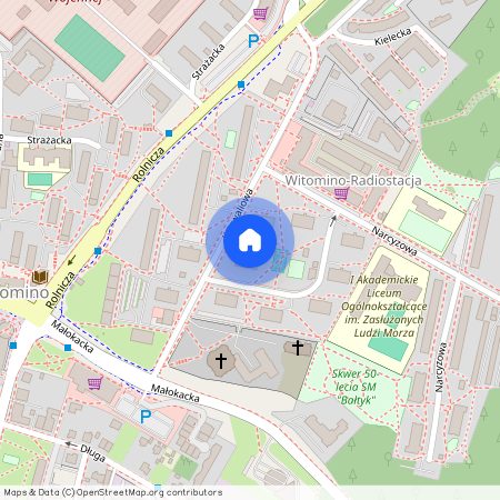 ul. Konwaliowa, Witomino-Radiostacja, Gdynia, pomorskie
