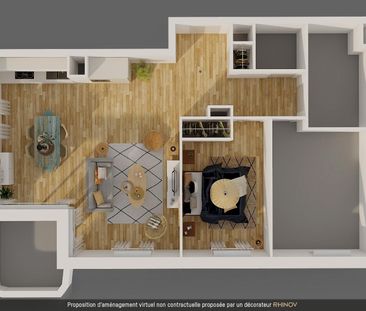 location Appartement T3 DE 67m² À CHESSY - Photo 6