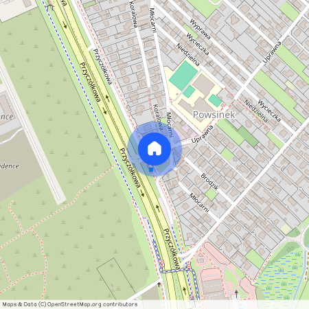 Powsinek, Uprawna, Wilanów, Warszawa