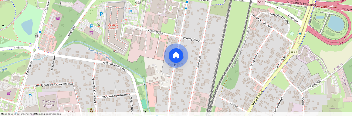 ul. Niepodległości, Luboń, poznański, wielkopolskie