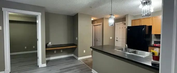 Brand new Luxury Vinyl Plank Flooring. New lighting. | 204 - 3719 Whitelaw Ln NW, Edmonton - Photo 1