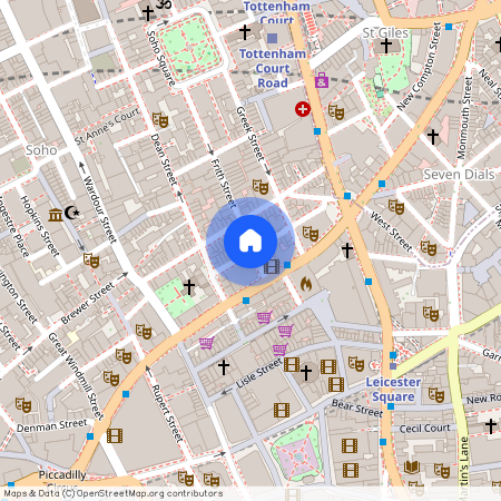 Frith Street, London, Greater London, Soho, W1D, Soho