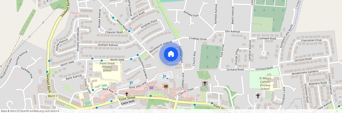 2 bed upper flat to rent in NE16