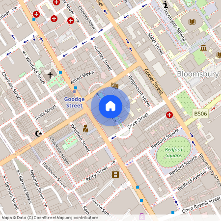 Alfred Place, Bloomsbury, London, WC1E