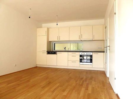 NEUBAU | Moderne 2 Zimmer-Gartenwohnung | mit großer Terrasse | Garten und Tiefgarage - Foto 4