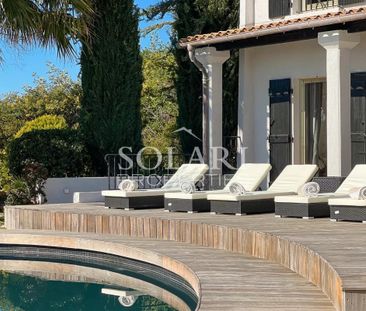 Villa avec piscine et vue panoramique baie de Cannes et Estérel - Photo 1