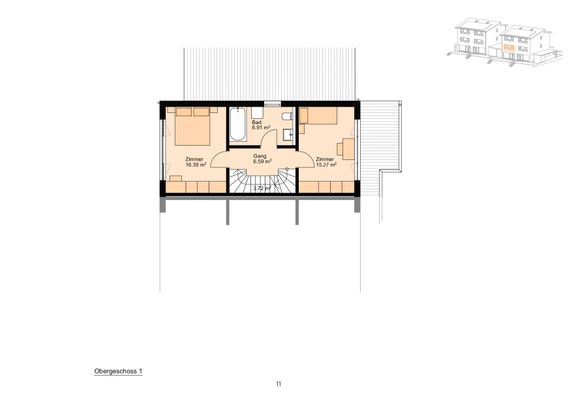 Grosszügige 5.5-Zimmer Neubau-Reihenhaus in Schaffhausen - Photo 1