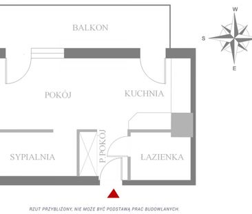 Bielany | 31 m² | sypialnia | balkon 8m2 | Metro 31.3 m² - Zdjęcie 6