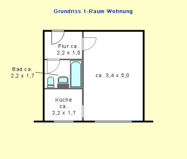 Einzug ab 01.01.2025 möglich. Ideale Singlewohnung – klein UND fein UND die EBK ist schon drin!! - Photo 2