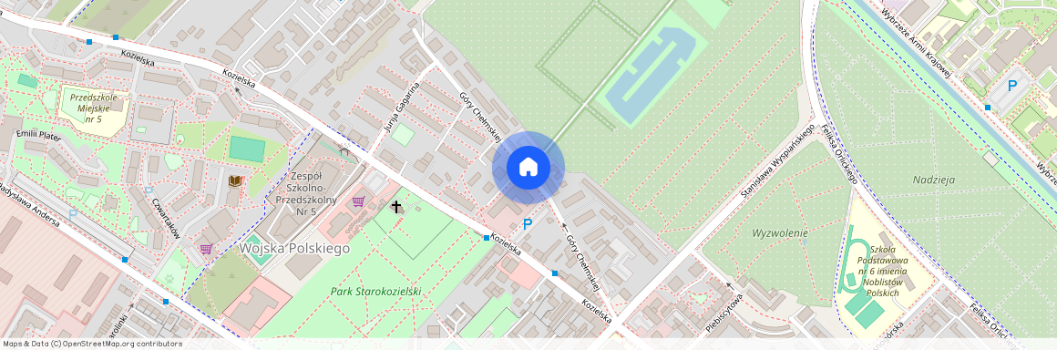 ul. Góry Chełmskiej, Wojska Polskiego, Gliwice, śląskie