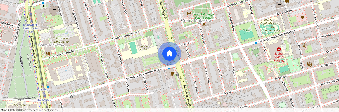 al. Aleja Niepodległości, Stary Mokotów, Mokotów, Warszawa, mazowieckie