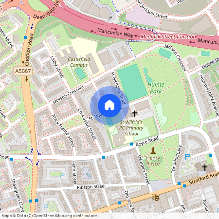 St Wilfrids Street, Hulme, Manchester, M15