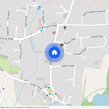 Main Street, Great Glen, Leicester, Leicestershire, LE8