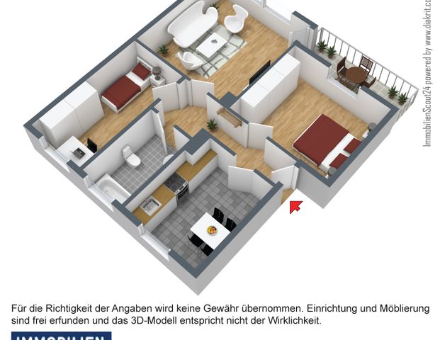 Demnächst frei! 3-Zimmer-Wohnung in Gelsenkirchen Hassel - Foto 1