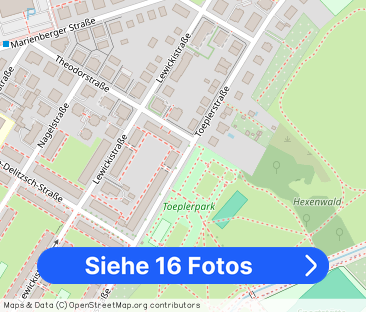 Tolkewitz, ruhig & grün: Balkon + Wanne - Foto 1