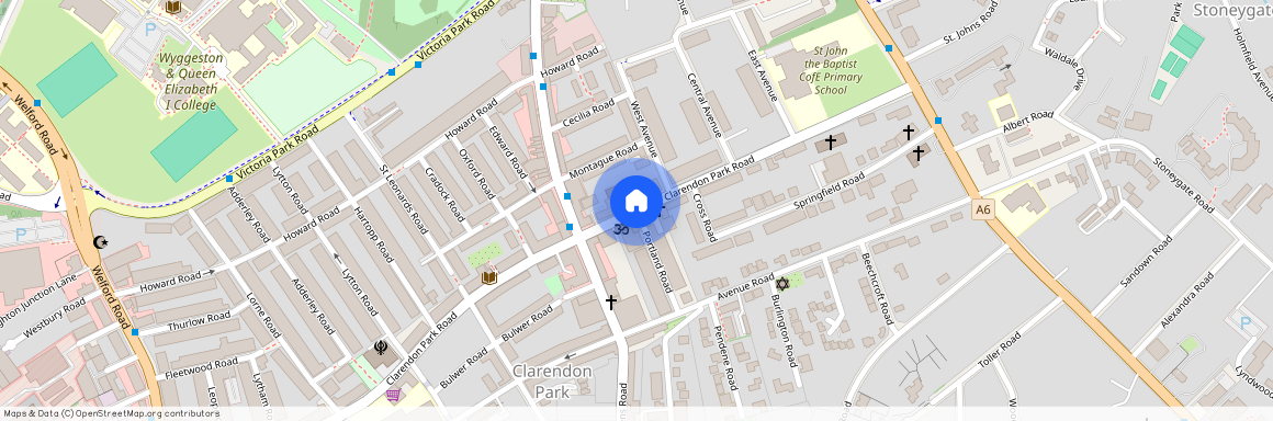 Portland Road, Clarendon Park, Leicester, LE2
