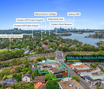 109/64-68 Gladesville Road, Hunters Hill NSW 2110 - Apartment For R... - Photo 5