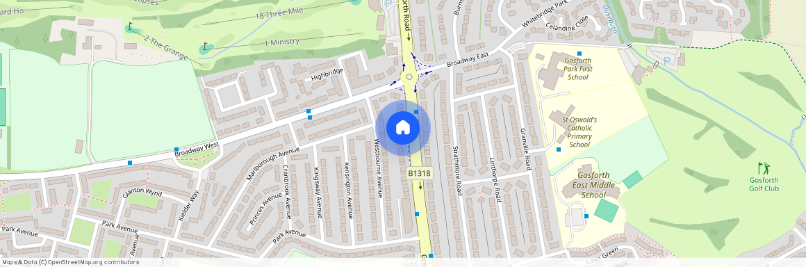 Great North Road, Gosforth, NE3